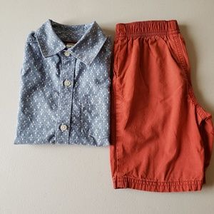 Carter’s 2 piece matching set boys, size 5T